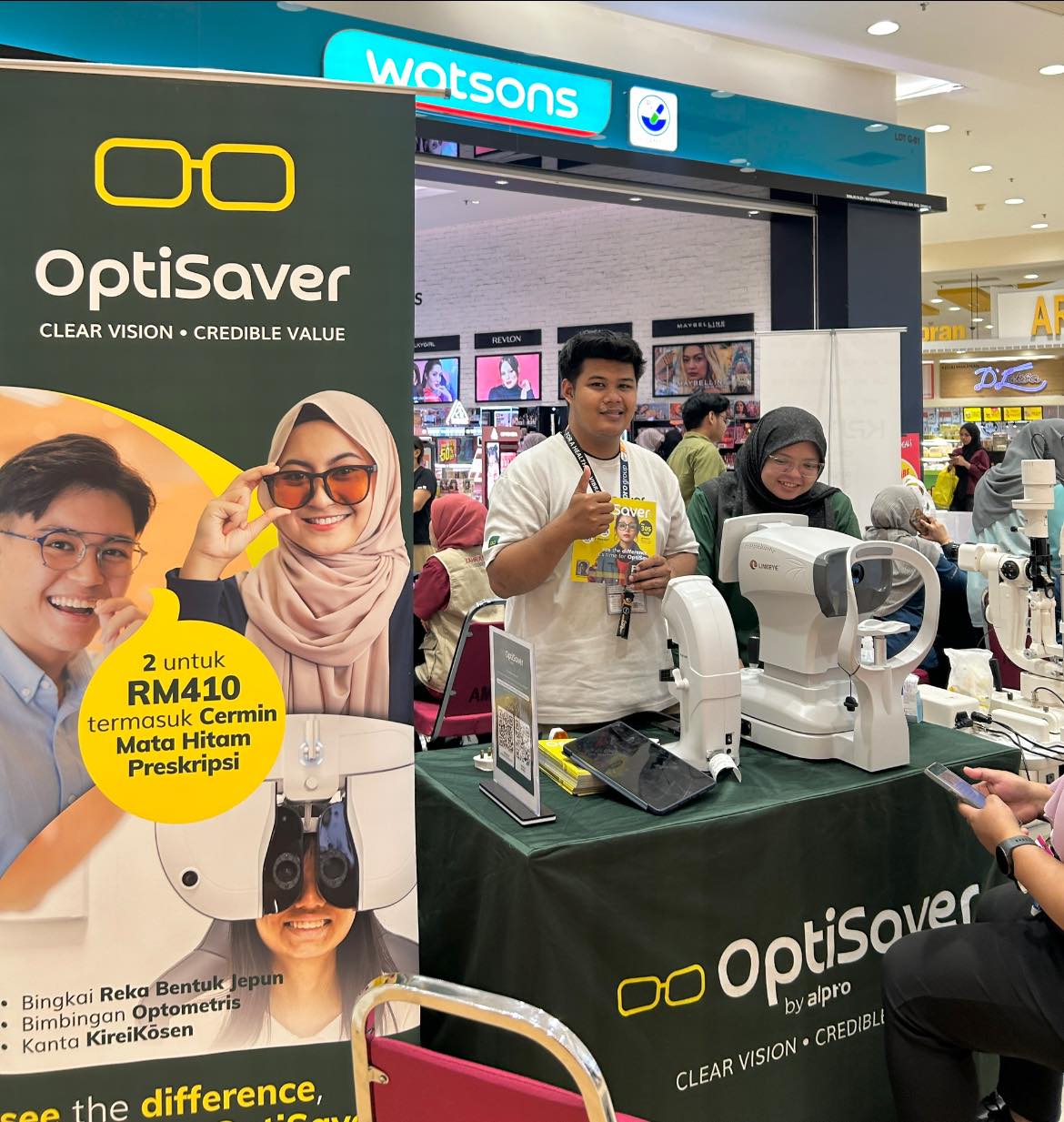 Alpro OptiSaver at AEON Members Day