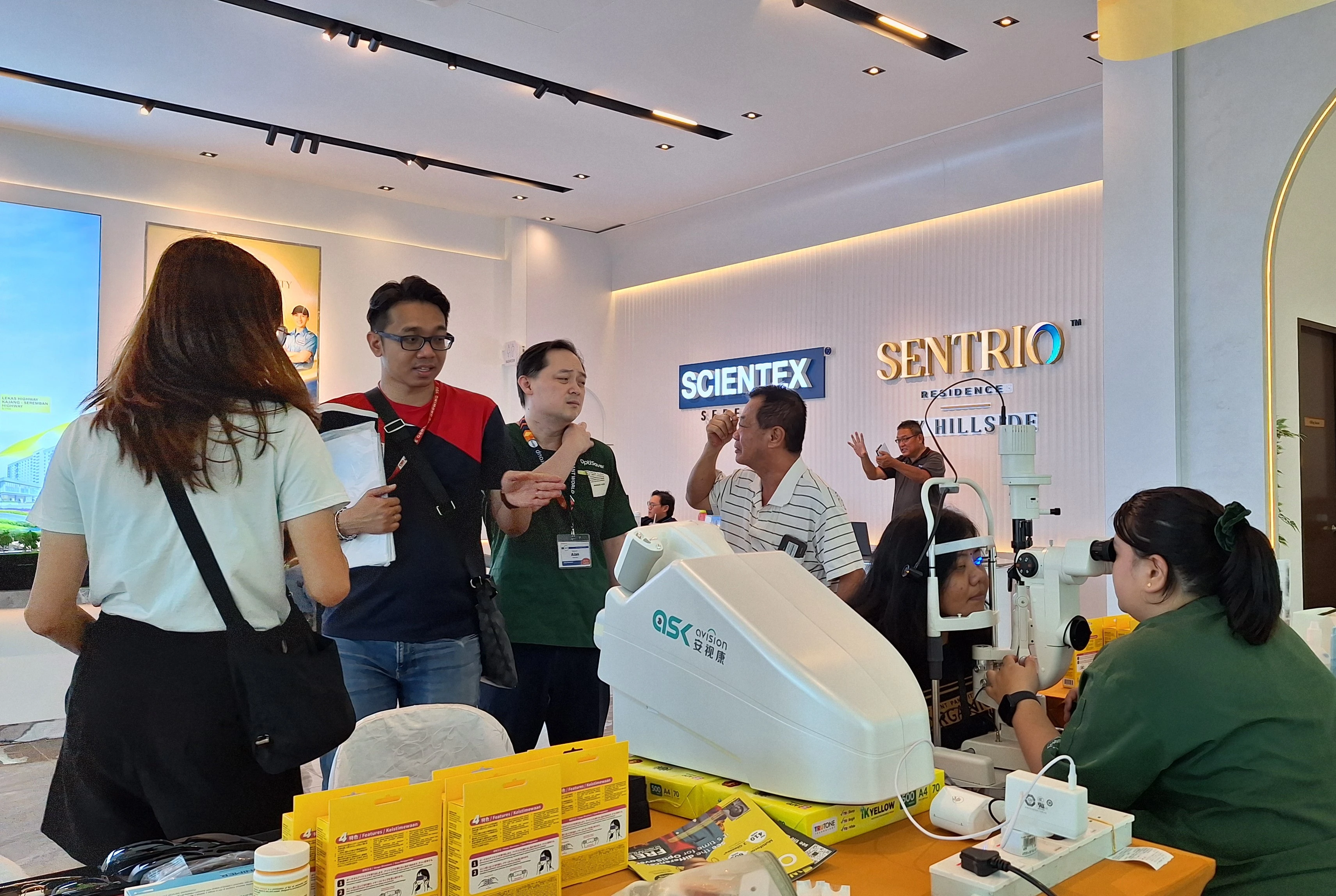 Alpro OptiSaver at Scientex health event