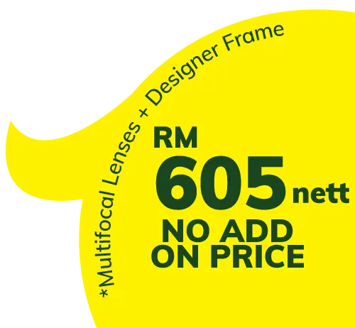 RM605 No Add On Price badge